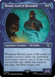 ■ショーケース■《裂け谷の王、エルロンド/Elrond, Lord of Rivendell》[LTR-BF] 青U