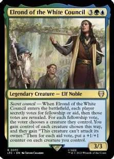 《白の会議のエルロンド/Elrond of the White Council》[LTC] 金R