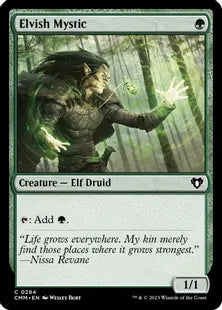 《エルフの神秘家/Elvish Mystic》[CMM] 緑C