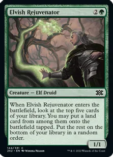 《エルフの再生者/Elvish Rejuvenator》[2X2] 緑C