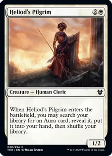 《ヘリオッドの巡礼者/Heliod's Pilgrim》[THB] 白C
