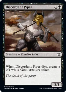 《不協和音の笛吹き/Discordant Piper》[THB] 黒C