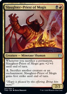《モーギスの殺戮神官/Slaughter-Priest of Mogis》[THB] 金U