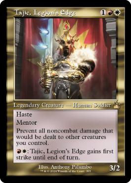 ■旧枠■《軍勢の切先、タージク/Tajic, Legion's Edge》[RVR] 金R