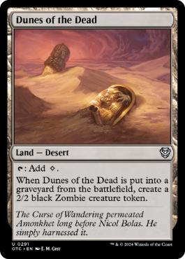 《死者の砂丘/Dunes of the Dead》[OTC] 土地U