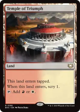 《凱旋の神殿/Temple of Triumph》[EOC] 土地R