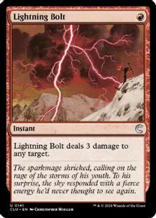 (141)《稲妻/Lightning Bolt》[CLU] 赤U