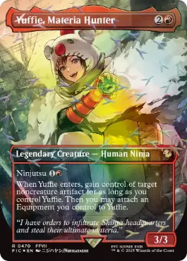 ■ボーダーレス■《マテリアハンター、ユフィ/Yuffie, Materia Hunter》[FIC] 赤R