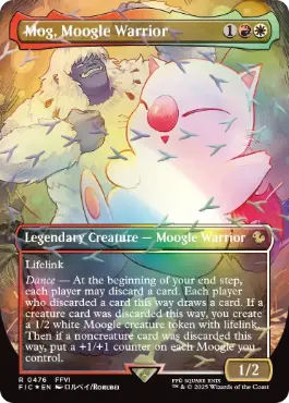 ■ボーダーレス■《モーグリ族の戦士、モグ/Mog, Moogle Warrior》[FIC] 金R
