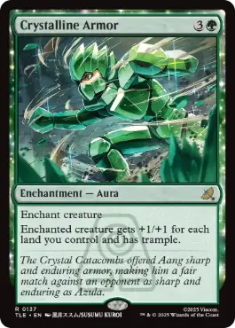 《結晶の鎧/Crystalline Armor》[TLE] 緑R