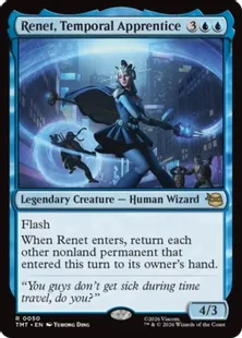《時空術師見習い、レネト/Renet, Temporal Apprentice》[TMT] 青R
