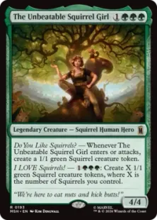 《絶対無敵スクイレル・ガール/The Unbeatable Squirrel Girl》[MSH] 緑R