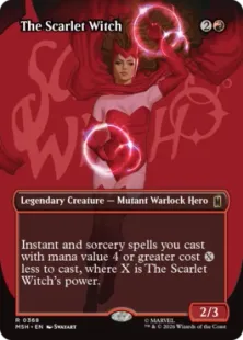 ■ボーダーレス■《スカーレット・ウィッチ/The Scarlet Witch》[MSH-BF] 赤R