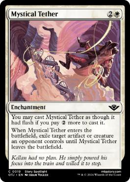 《神秘の縛め/Mystical Tether》[OTJ] 白C