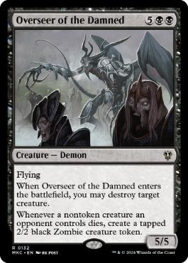 《忌むべき者の監視者/Overseer of the Damned》[MKC] 黒R