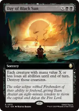 ■拡張アート■《黒い太陽の日/Day of Black Sun》[TLA-BF] 黒R