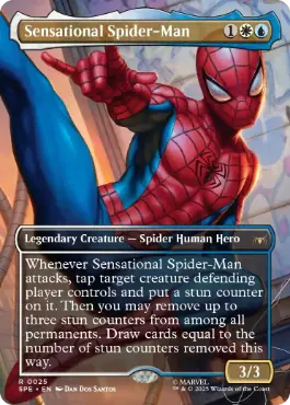 ■ボーダーレス■《センセーショナル・スパイダーマン/Sensational Spider-Man》[SPE] 金R