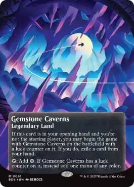 (061)■ボーダーレス■《宝石の洞窟/Gemstone Caverns》[EOS] 土地R