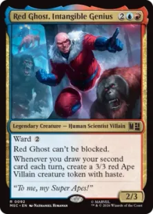 《触れられざる天才、レッド・ゴースト/Red Ghost, Intangible Genius》[MSC] 金R