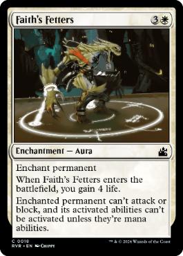 《信仰の足枷/Faith's Fetters》[RVR] 白C