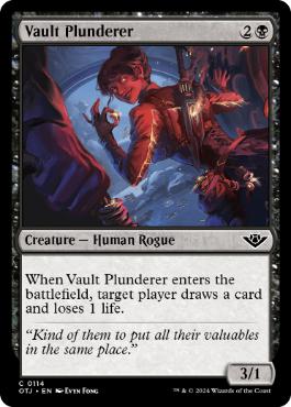 《金庫の略取者/Vault Plunderer》[OTJ] 黒C
