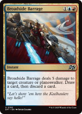 《舷側砲の一斉射撃/Broadside Barrage》[DFT] 金U