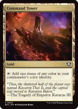 《統率の塔/Command Tower》[EOC] 土地C