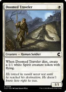 (059)《宿命の旅人/Doomed Traveler》[CLU] 白C