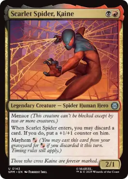 《スカーレット・スパイダー、ケイン/Scarlet Spider, Kaine》[SPM] 金U