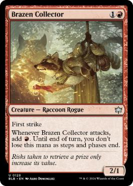 《厚顔な収集者/Brazen Collector》[BLB] 赤U