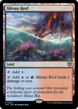 《シヴの浅瀬/Shivan Reef》[OTC] 土地R