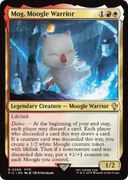 《モーグリ族の戦士、モグ/Mog, Moogle Warrior》[FIC] 金R