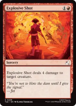 《爆発の一射/Explosive Shot》[TLE] 赤C