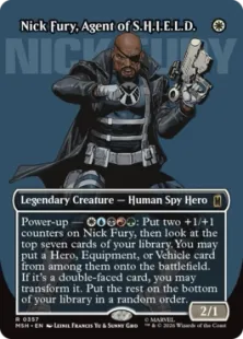 ■ボーダーレス■《S.H.I.E.L.D.のエージェント、ニック・フューリー/Nick Fury, Agent of S.H.I.E.L.D.》[MSH-BF] 白R
