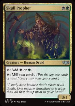 《髑髏の予言者/Skull Prophet》[TDC] 金U