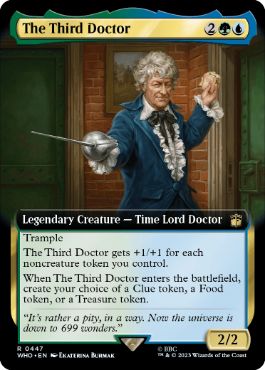 ■拡張アート■《３代目ドクター/The Third Doctor》[WHO-BF] 金R