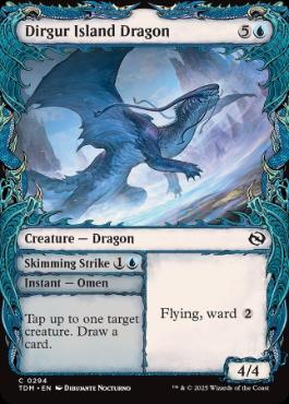 ■ショーケース■《ダルガー島の龍/Dirgur Island Dragon》 [TDM-BF] 青C