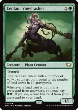 《ケンタウルスの壊し蔦/Centaur Vinecrasher》[EOC] 緑R