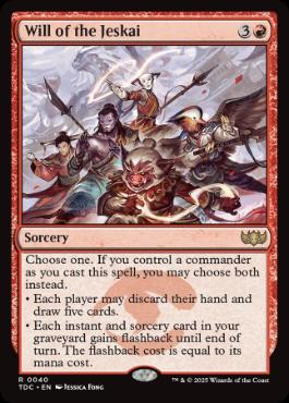 《ジェスカイの意志/Will of the Jeskai》[TDC] 赤R