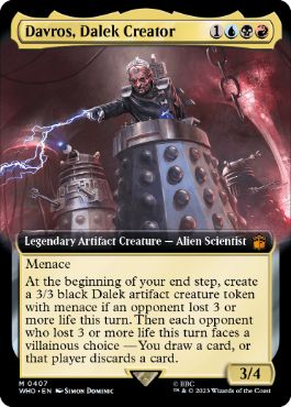 ■拡張アート■《ダーレクの創造主、ダヴロス/Davros, Dalek Creator》[WHO-BF] 金R