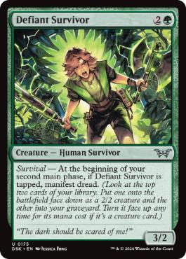 《果敢な生存者/Defiant Survivor》[DSK] 緑U
