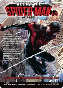 (234)■ボーダーレス■《マイルズ・モラレス/Miles Morales》/《アルティメット・スパイダーマン/Ultimate Spider-Man》[SPM-BF] 緑R