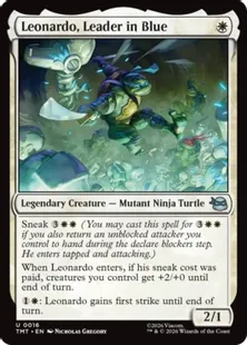 《青を纏うリーダー、レオナルド/Leonardo, Leader in Blue》[TMT] 白U
