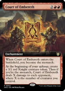 ■拡張アート■《エンバレスの宮廷/Court of Embereth》[WOC] 赤R