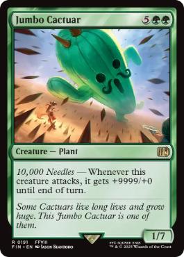 《ジャボテンダー/Jumbo Cactuar》[FIN] 緑R