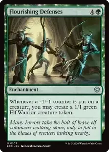 《栄華の防衛/Flourishing Defenses》[ECC] 緑U