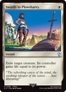 《剣を鍬に/Swords to Plowshares》[FIC] 白U
