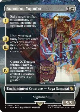 ■ボーダーレス■《召喚：ヨウジンボウ/Summon: Yojimbo》[FIC] 白R