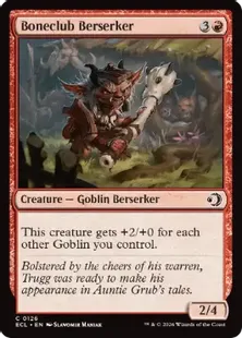 《骨棍棒の狂戦士/Boneclub Berserker》[ECL] 赤C