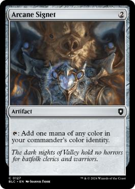 《秘儀の印鑑/Arcane Signet》[BLC] 茶C